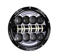 HCPAVEXT Front Headlight LED Front Headlight 60W Spot For Grom 125 MSX125 2013 2014 2015 2016 For Venom X12RS 125cc(Black 2)