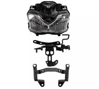 HCPAVEXT Front Headlight Motorcycle Headlight Assembly Clear Lens For Z 900 Z900 2017 2018 2019(With Bracket)