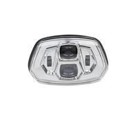 HCPAVEXT Front Headlight Motorcycle LED Headlight Assembly Beam Hi-Lo For VESPA 150 For Sprint150(White)