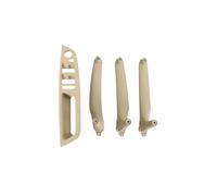 HCPAVEXT LHD RHD 4-piece Car Interior Door Handle Panel Pull Armrest Trim for E70 E71 E72 X5 X6 Interior Car Handle(Model 2 LHD Beige)