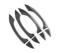 HCPCNDNMUB Exterior Carbon Fiber Automotive Decals for Audi A6 C7 2012-2018 Car Styling Exterior Door Handle Panel Decoration Sticker Trim