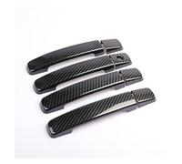 HCPCNDNMUB Exterior for Navara D40 for Frontier 2005-2015 ABS Carbon Car Styling Fiber Door Handle Protective Covering Cover Trim(2)