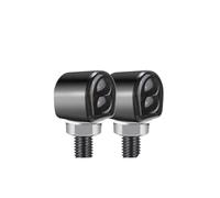 HCPCNDNMUB Universal 8mm Motorcycle Led Turn Signal Indicators Blinker Lights Flasher Lamp Intermitentes Moto 12V motorbike turn signals(2pcs 2LEDS)