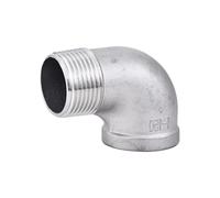 HCPGBGLBTF 1/2" 1/4" 3/8" 3/4" 1" 2" Female x Male Street Elbow Threaded Pipe Fitting Stainless Steel 304 Threaded Elbow(1")