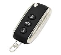 HCPGBGLBTF 3 Button Flip Folding Remote Key Shell GT Auto Car Key Case Compatible With Bentley Compatible With Mulsanne Compatible With Hurtling Key case