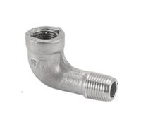 HCPGBGLBTF 304 Stainless Steel Internal and External Thread Elbow 90 Degree Bend Water Pipe Variable Diameter Joint Accessories Threaded Elbow(F-M,1")