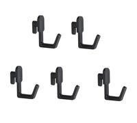 HCPGBGLBTF 5Pcs Peg Board Accessories Plastic Pegboard Hooks Pegboard Hook Peg Board Tool Organizer Utility Locking Kit Hook(Black)
