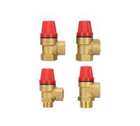 HCPHCVEVVK Brass Safety Valve Drain Relief Switch Fit for Solar Water Heater 1/2" 3/4" 2 Bar