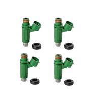 HCQAO Fuel Injectors Compatible For Mitsubishi Grandis Lancer Outlander 2.4L L4 2004-2010 MR988406 490333708 MN183292 Premium 4 Pcs Kit Replacement(8pc)