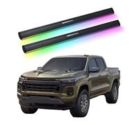 HCQAO Nerf Bars Electric Power Running Board Electric Side Steps For OLORADO 2023-2025 Colorful Lighting Retractable Truck Step