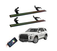 HCQAO Power Side Step with Light Electric Running Boards Compatible for Hyundai Palisade 2020-2025 Deployable Retractable Steps Nerf Bars