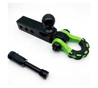 HCQAO Shackle Trailer Hitch Receiver 32T Break Strength Heavy Duty Towing Recovery Hitch 3/4" Tow Shackle with 50mm Towing Ball Mounts Truck trailer hitch ball mount(Carbon Fiber look)