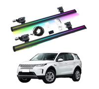HCQAO Two Light Style Aluminum Alloy Running Board Electric Side Steps Compatible For Discovery 3 4 5 Door Step Automatic Nerf Bars, Bars，Step(DISCOVERY 5 2021)