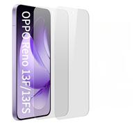 HCT STYLE Tempered Glass Film for Oppo Reno 13FS [6.67 Inches] [2 Pieces], Flat Screen Protector, Glass Screen Protector with Disposable Wipes