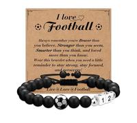 Hcvone Football Gifts for Men Boys Football Bracelets For 7 8 9 10 11 12 13 14 15 16 17 18 19 20 25 30 Year Old Birthday Gifts For Women Girls Men Boys (12)