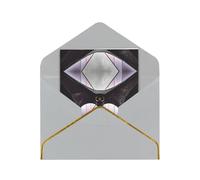 HCVXBSA Bat close-up Blank Cards with Envelopes All Occasion Greeting, Premium Shimmery Note for Birthday, Christmas, Wedding, 4 x 6 inch
