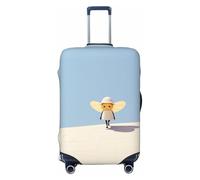 HCVXBSA Elastic Washable Suitcase Cover Protector,Candyman Luggage Cover Sleeve Wrap for 18-32 Inches Suitcase Travel Accessories, Black, XL