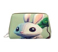 HCVXBSA Makeup Bag Women Toiletrie Showe Brush Skin Care Travel Organizer Purse Me Large Makeup Purse AccessoriesCute anthropomorphic rabbit, White, One Size