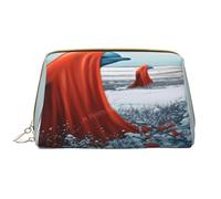 HCVXBSA Makeup Bag Women Toiletrie Showe Brush Skin Care Travel Organizer Purse Me Large Makeup Purse AccessoriesThe mage wearing a red hood, White, One Size