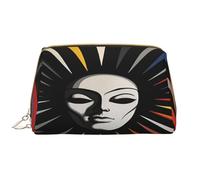 HCVXBSA Makeup Bag Women Toiletrie Showe Brush Skin Care Travel Organizer Purse Me Large Makeup Purse AccessoriesCircus background, retro futurism, White, One Size