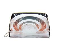 HCVXBSA Makeup Bag Women Toiletrie Showe Brush Skin Care Travel Organizer Purse Me Large Makeup Purse AccessoriesCurves and eddies, White, One Size