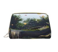 HCVXBSA Makeup Bag Women Toiletrie Showe Brush Skin Care Travel Organizer Purse Me Large Makeup Purse AccessoriesVirtual landscape painting, White, One Size