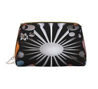 HCVXBSA Makeup Bag Women Toiletrie Showe Brush Skin Care Travel Organizer Purse Me Large Makeup Purse AccessoriesPencil, amazing wallpaper, White, One Size
