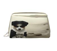 HCVXBSA Makeup Bag Women Toiletrie Showe Brush Skin Care Travel Organizer Purse Me Large Makeup Purse AccessoriesKing Charles spaniel, White, One Size, White, One Size