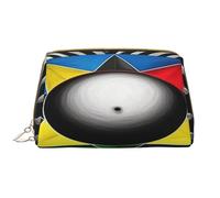 HCVXBSA Makeup Bag Women Toiletrie Showe Brush Skin Care Travel Organizer Purse Me Large Makeup Purse AccessoriesAbstract Illusionism, White, One Size