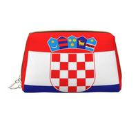 HCVXBSA Makeup Bag Women Toiletrie Showe Brush Skin Care Travel Organizer Purse Me Large Makeup Purse AccessoriesRepublic of Croatia flag, White, One Size