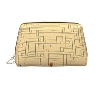 HCVXBSA Makeup Bag Women Toiletrie Showe Brush Skin Care Travel Organizer Purse Me Large Makeup Purse AccessoriesEnter the maze of thinking, White, One Size