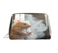 HCVXBSA Makeup Bag Women Toiletrie Showe Brush Skin Care Travel Organizer Purse Me Large Makeup Purse AccessoriesSmoke simulation mouse, White, One Size