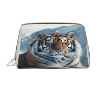 HCVXBSA Makeup Bag Women Toiletrie Showe Brush Skin Care Travel Organizer Purse Me Large Makeup Purse AccessoriesA cold tiger as ice, White, One Size