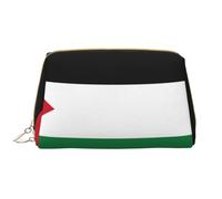 HCVXBSA Makeup Bag Women Toiletrie Showe Brush Skin Care Travel Organizer Purse Me Large Makeup Purse AccessoriesFlag of Palestine, White, One Size