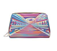 HCVXBSA Makeup Bag Women Toiletrie Showe Brush Skin Care Travel Organizer Purse Me Large Makeup Purse AccessoriesCosmic psychedelia, White, One Size