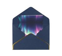 HCVXBSA Northern Lights in the Andes Mountains Blank Cards with Envelopes All Occasion Greeting, Premium Shimmery Note for Birthday, Christmas, Wedding, 4 x 6 inch