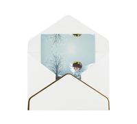 HCVXBSA The Angel of Prayer Blank Cards with Envelopes All Occasion Greeting, Premium Shimmery Note for Birthday, Christmas, Wedding, 4 x 6 inch