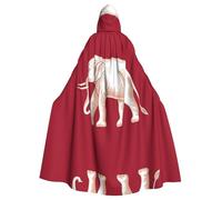 HCVXBSA Unique Siamese Sovereignty Flag Personalized Poncho with Full Print Design - Perfect for Halloween, Cosplay and Theme Party