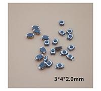 HCVYQMMJ Industrial Switches 100PCS 3 * 4 * 2.0MM Micro Switch Momentary SMD Button Switch 3X4X2.0MM Switches