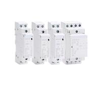HCVYQMMJ Modular AC Household Contactor 220V 230V 400V AC 20A 25A 40A 63A 1NO 1NC 2NO 2NC 4NO NCH8 2 Four Phase 1Pcs(NCH8-20,4NO)