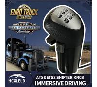 HCXLELD SimWayTech USB Shifter Knob for ATS & ETS2 PC For Logitech G25 G27 G29 G920 G923 Thrustmaster TH8A Fanatec SQ PXN A7 other DIY shifter