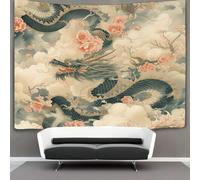 HCXXAOEYP Dragon Tapestry Tapestries Chinese Loong Wall Art Décor Landscape Bedding for Living Room Bedroom Decorations 180cmx230cm