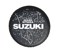 HCXYSZLB Car Spare Wheel Cover for Suzuki Grand Vitara,Spare Tyre Cover Waterproof Dustproof Protection Tire Covers PVC Wheel Protective Cover Wheel Tyre Exterior Accessories,15inch