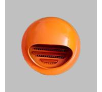 HCZION Round Vent Cap Wall Grille Ventilation Cover, Stainless Steel Air Vent Outdoor Ducting Vent Cover, 3-12in Rainproof External Extractor Extractor (Color : Orange, Size : 120mm/4 3/4in)