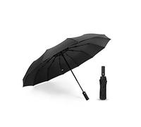 HCZKIUJY Automatic Umbrella 1Pcs 12 Ribs Automatic Open Rain Umbrella,Folding Umbrella,Lightweight Small Compact Umbrellas for Sun Rain color：Black, Blue, Gray, Pink, Red Umbrella (Black 42in x26in)