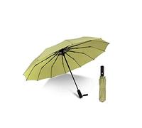 HCZKIUJY Automatic Umbrella 1Pcs Automatic Open Rain Umbrella,Automatic Open Portable Compact Foldable Lightweight Design,Waterproof Travel Umbrella size：43in X25in Umbrella (Green 43in x25in)