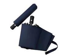 HCZKIUJY Automatic Umbrella 1Pcs Automatic Open Rain Umbrella Travel Folding Umbrella Lightweight Waterproof color：Black, Blue, Green, Pink, White, Dark Blue Umbrella (Dark Blue 37in x21in)