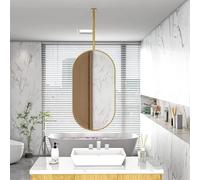HCZKIUJY Ceiling Mirror With Metal Hanging Rod, Wall Vanity Mirror Suitable For Home Or Hotel Bedroom Dressing Table, With Metal Mounting Rod (40cmx70cm)