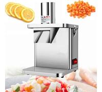 HCZKIUJY Commercial Machine,Electric Vegetable Fruit Dicer, 250W Automatic Food Diced/Sliced, Fruit Food Chopper with 6/8/9/12/15mm Dicing Molds, Veggie Slicer for Commercial Home Use