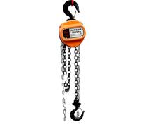 HCZKIUJY Lifting Tool Triangular Chain Hoist 1 Ton Manual Inverted Chain Small Crane Lifting 3/6Meter Lift Portable Manual Lever Block Lifting Electric Hoists,1t 3m (1t 6m)